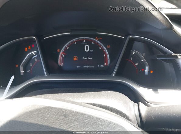 19XFC2E87LE022388 2020 HONDA CIVIC Gray უკანა სავარძლების ხედი