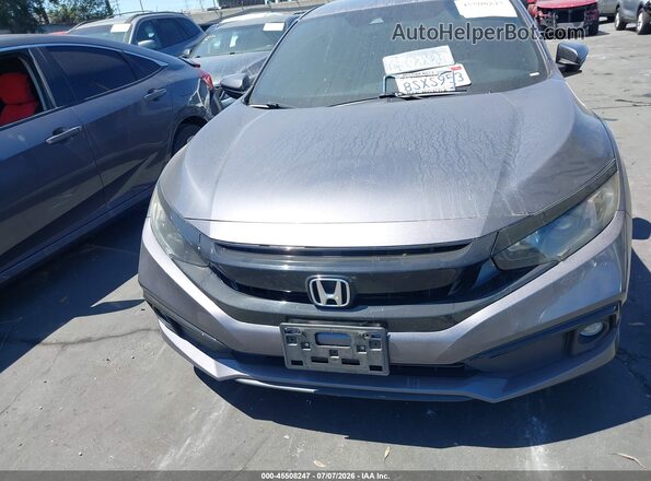 19XFC2E87LE022388 2020 HONDA CIVIC Gray უკანა სალონის ხედი