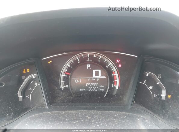 19XFC2F50GE015843 2016 HONDA CIVIC Черный Вид задних сидений