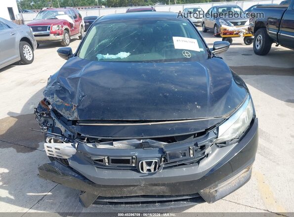 19XFC2F50GE015843 2016 HONDA CIVIC Черный Вид щитка приборов