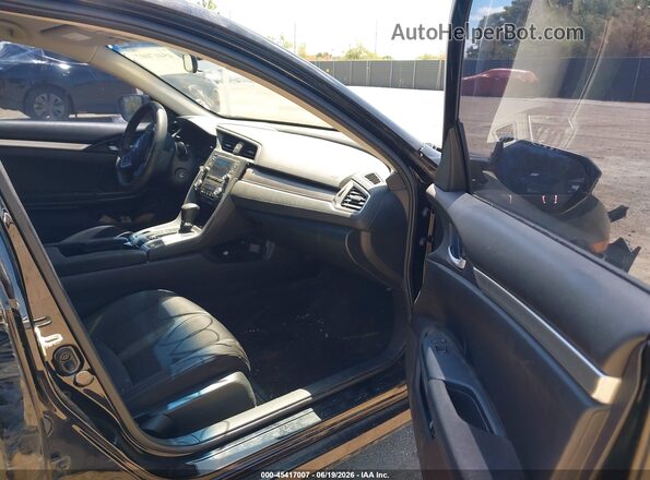 19XFC2F50GE047076 2016 HONDA CIVIC Black Вид салону спереду