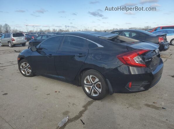 19XFC2F50GE087061 2016 HONDA CIVIC Black უკანა მარცხენა
