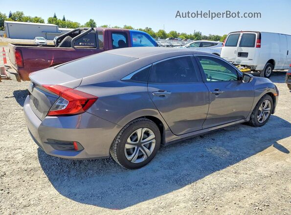 19XFC2F50GE211085 2016 HONDA CIVIC Charcoal Задня права чверть
