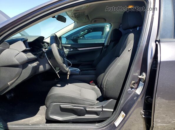 19XFC2F50GE211085 2016 HONDA CIVIC Charcoal Вид салону спереду