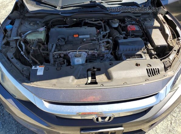 19XFC2F50GE211085 2016 HONDA CIVIC Charcoal Вид задньої частини салону