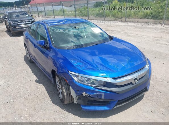 19XFC2F50GE241672 2016 HONDA CIVIC Blue Front view