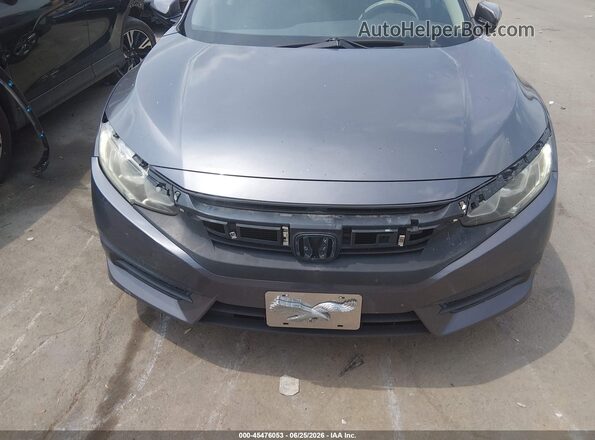 19XFC2F50HE023653 2017 HONDA CIVIC Gray Front view