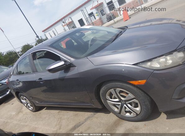 19XFC2F50HE023653 2017 HONDA CIVIC Gray Rear interior view