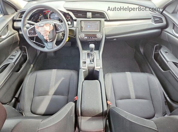 19XFC2F50HE027931 2017 HONDA CIVIC Серебряный Вид панели приборов