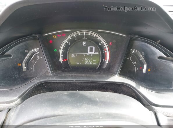 19XFC2F50HE039741 2017 HONDA CIVIC Silver Հետևի նստատեղերի տեսք