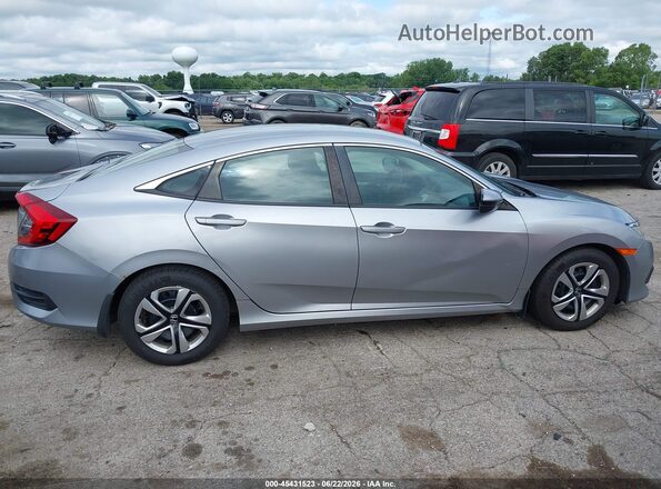 19XFC2F50HE039741 2017 HONDA CIVIC Silver Սալոնի հետևի տեսք