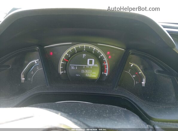 19XFC2F50HE042171 2017 HONDA CIVIC Черный Вид задних сидений
