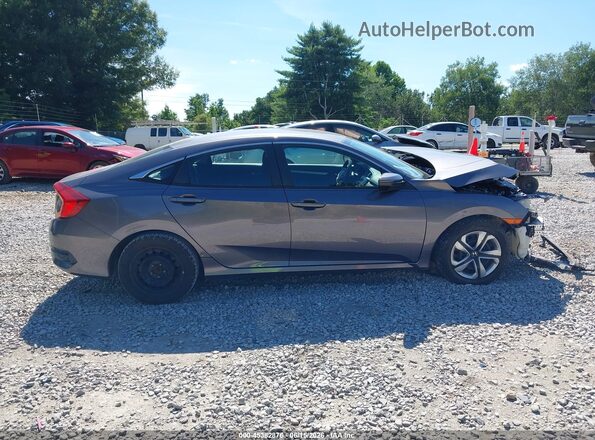 19XFC2F50HE065966 2017 HONDA CIVIC Gray Вид задньої частини салону