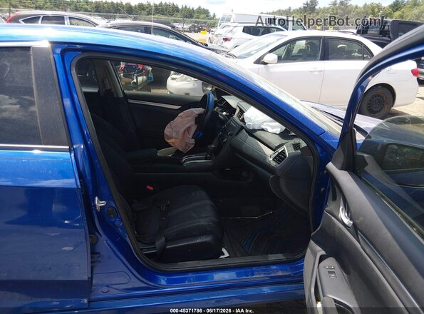 19XFC2F50HE075266 2017 HONDA CIVIC Blue Вид салону спереду