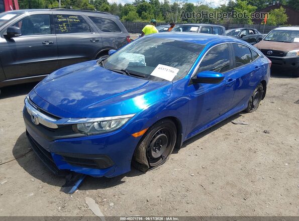 19XFC2F50HE075266 2017 HONDA CIVIC Blue Передня ліва чверть