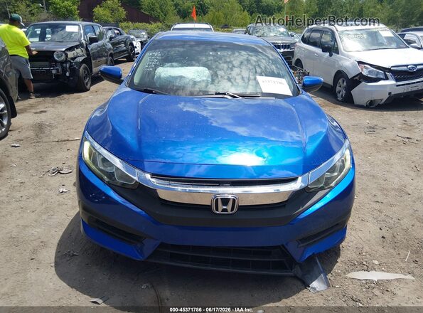 19XFC2F50HE075266 2017 HONDA CIVIC Blue Вид щитка приладів