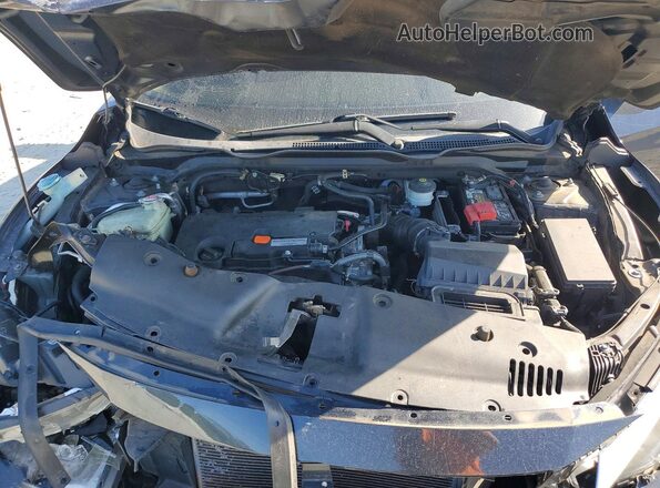 19XFC2F50JE006678 2018 HONDA CIVIC Blue Rear interior view