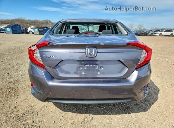 19XFC2F50JE031158 2018 HONDA CIVIC Gray Rear view