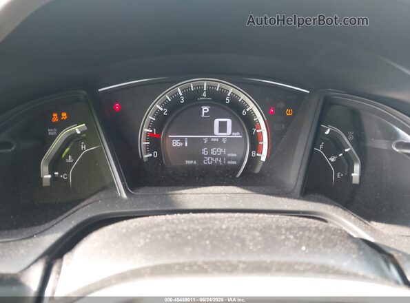 19XFC2F51GE024664 2016 HONDA CIVIC Gray Հետևի նստատեղերի տեսք