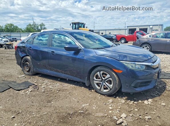 19XFC2F51GE031016 2016 HONDA CIVIC Blue Delantero derecho