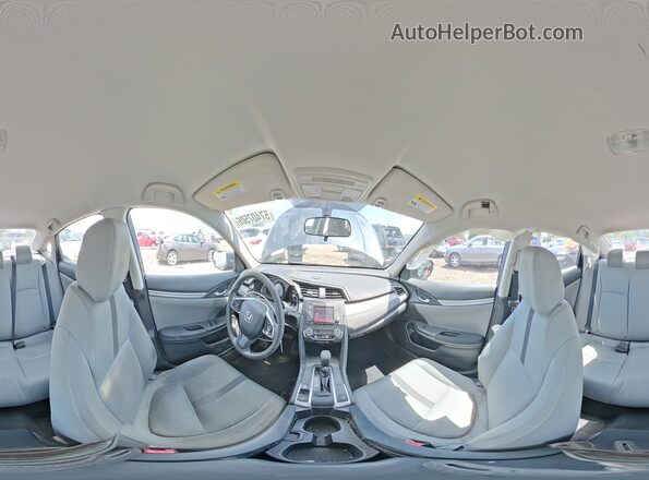 19XFC2F51GE031016 2016 HONDA CIVIC Blue Vista de la etiqueta del VIN