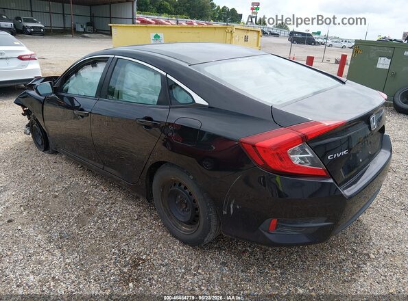 19XFC2F51GE037480 2016 HONDA CIVIC Black Tył lewy