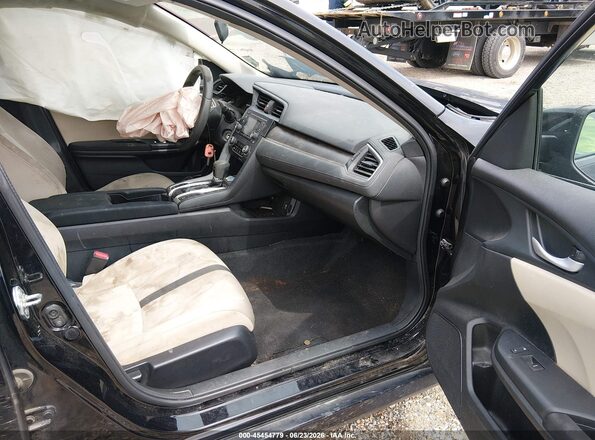 19XFC2F51GE037480 2016 HONDA CIVIC Black Widok wnętrza z przodu