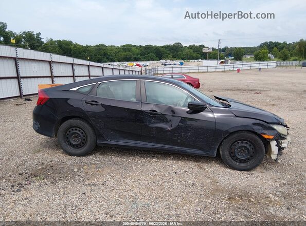 19XFC2F51GE037480 2016 HONDA CIVIC Black Widok zestawu wskaźników