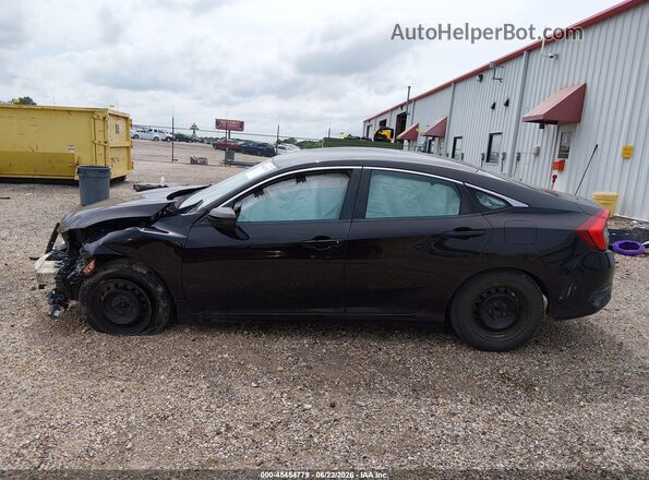 19XFC2F51GE037480 2016 HONDA CIVIC Black Widok wnętrza z tyłu