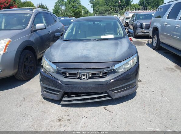 19XFC2F51GE048351 2016 HONDA CIVIC Black Widok zestawu wskaźników