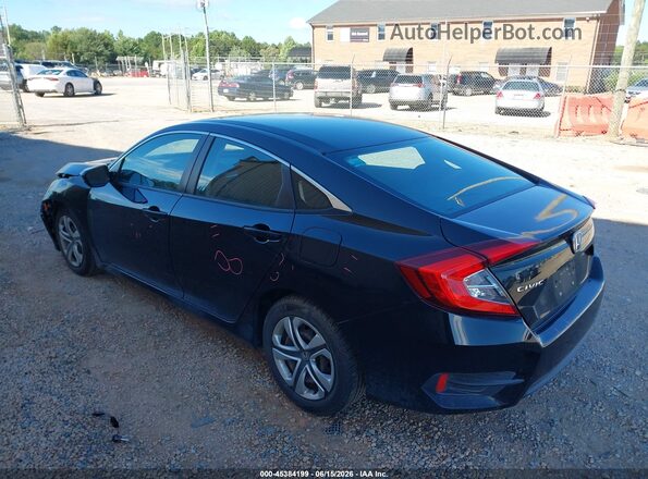 19XFC2F51GE070320 2016 HONDA CIVIC Black Задня ліва чверть