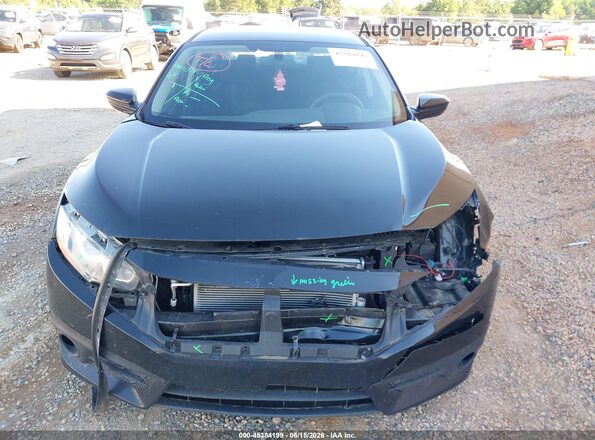 19XFC2F51GE070320 2016 HONDA CIVIC Black Вид задньої частини салону