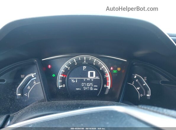 19XFC2F51GE070320 2016 HONDA CIVIC Black Вид задніх сидінь