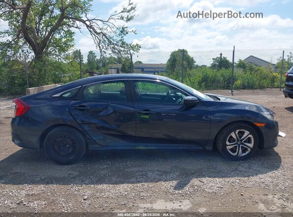 19XFC2F51GE082113 2016 HONDA CIVIC Black უკანა სალონის ხედი