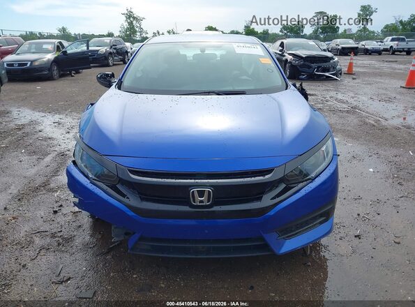 19XFC2F51GE085769 2016 HONDA CIVIC Blue Vista del cuadro de instrumentos