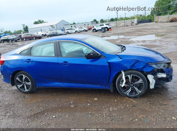 19XFC2F51GE085769 2016 HONDA CIVIC Blue Vista interior trasera