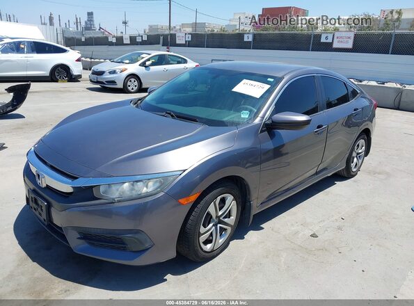 19XFC2F51HE219391 2017 HONDA CIVIC Gray Передня ліва чверть