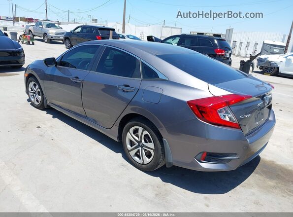 19XFC2F51HE219391 2017 HONDA CIVIC Gray Задня ліва чверть