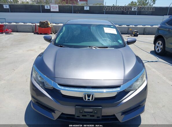 19XFC2F51HE219391 2017 HONDA CIVIC Gray Вид щитка приладів
