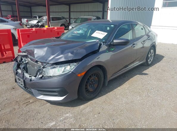 19XFC2F51JE017897 2018 HONDA CIVIC Gray Передня ліва чверть