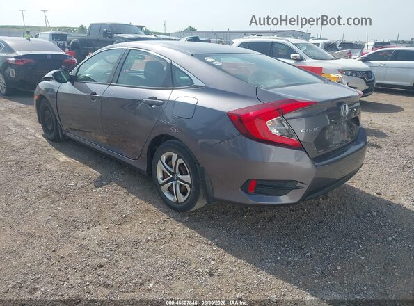 19XFC2F51JE017897 2018 HONDA CIVIC Gray Задня ліва чверть