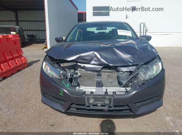 19XFC2F51JE017897 2018 HONDA CIVIC Gray Вид щитка приладів