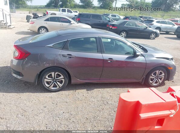 19XFC2F51JE017897 2018 HONDA CIVIC Gray Вид задньої частини салону