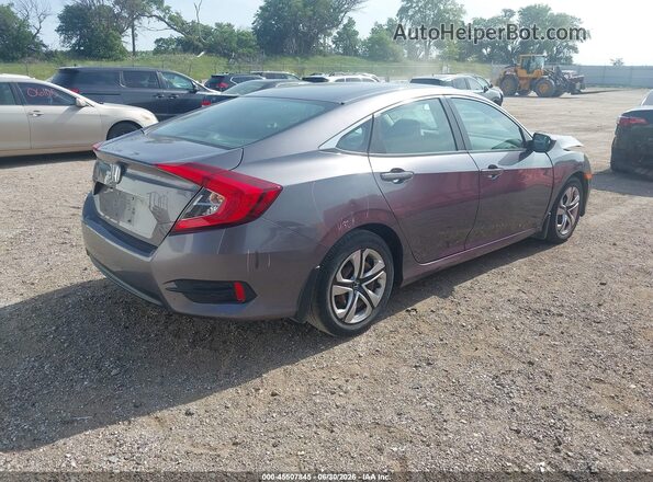 19XFC2F51JE017897 2018 HONDA CIVIC Gray Задня права чверть