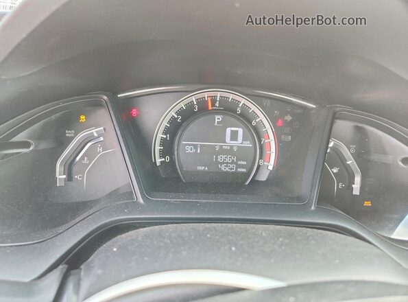 19XFC2F52GE047550 2016 HONDA CIVIC Black Սարքավորումների վահանակի տեսք
