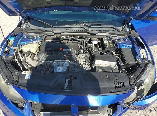 19XFC2F52GE059598 2016 HONDA CIVIC Blue Rear interior view