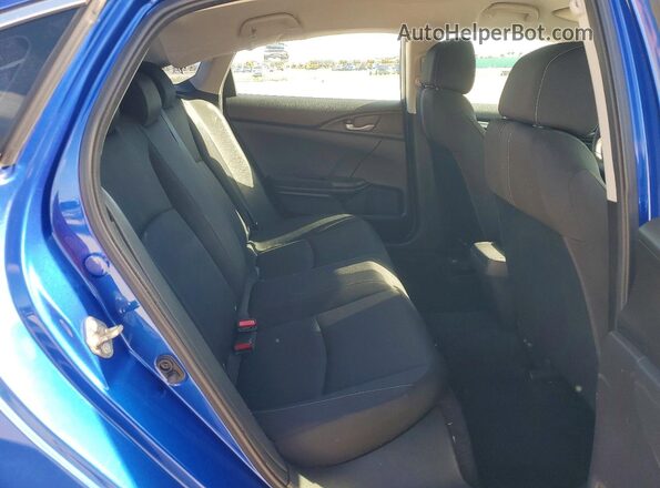 19XFC2F52GE059598 2016 HONDA CIVIC Blue Rear seats view