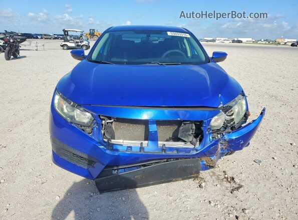 19XFC2F52GE059598 2016 HONDA CIVIC Blue Front view