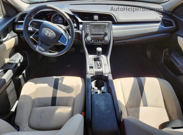 19XFC2F52GE078460 2016 HONDA CIVIC White Dashboard view