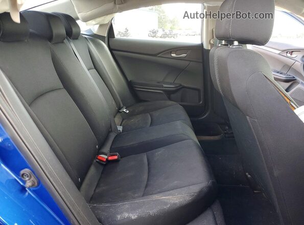 19XFC2F52GE086185 2016 HONDA CIVIC Blue უკანა სავარძლების ხედი